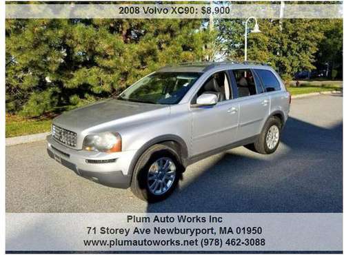 2008 VOLVO XC90 3.2 AWD 4DR SUV WITH 3RD ROW SEATING. ALL POWER for sale in Newburyport, MA