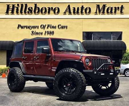 2010 Jeep Wrangler Unlimited Sport Lifted New 37 tires rims Best for sale in TAMPA, FL