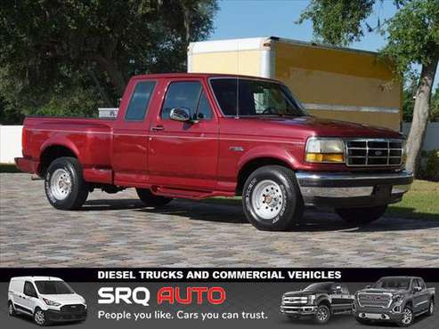 1993 Ford F-150 XL Electric Currant Red Pearl for sale in Bradenton, FL