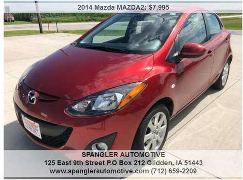 2014 MAZDA 2 TOURING*VERY CLEAN*90K MILES*GREAT MPGS*GREAT RIDE!! for sale in Glidden, IA
