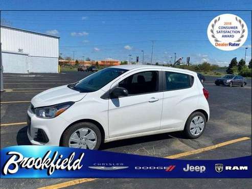 2018 Chevy Chevrolet Spark LS hatchback White Monthly Payment of for sale in Benton Harbor, MI