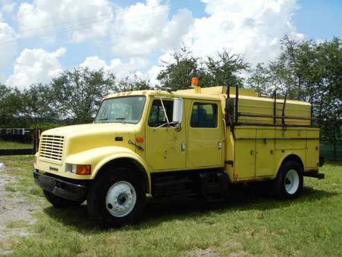 2000 International 4700 Crew Cab Service/Utility KUV Truck - cars &... for sale in West Palm Beach, FL