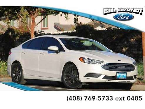2017 Ford Fusion sedan SE 4D Sedan (White) for sale in Brentwood, CA