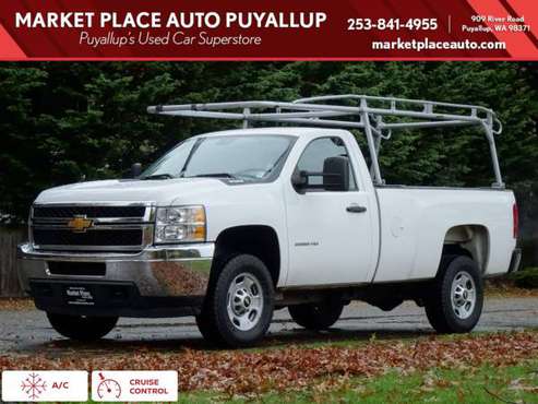 2014 CHEVROLET SILVERADO 2500 HD REGULAR CAB Chevy WORK TRUCK PICKUP... for sale in PUYALLUP, WA