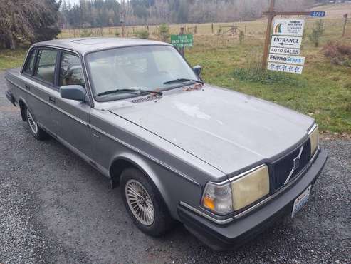 1987 Volvo 240 Sedan, Dark Silver - cars & trucks - by dealer -... for sale in Bellingham, WA