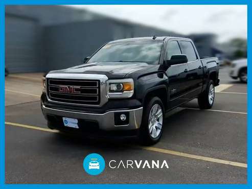 2014 GMC Sierra 1500 Crew Cab SLE Pickup 4D 5 3/4 ft pickup Black for sale in Manchester, NH