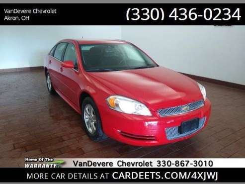 2012 Chevrolet Impala LS, Victory Red - cars & trucks - by dealer -... for sale in Akron, OH