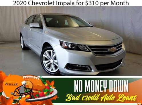 $310/mo 2020 Chevrolet Impala Bad Credit & No Money Down OK - cars &... for sale in ELBURN, IL