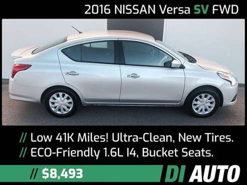 Perfect! 2016 NISSAN Versa SV - Eco-Friendly, 41K Miles - cars &... for sale in Lafayette, CO
