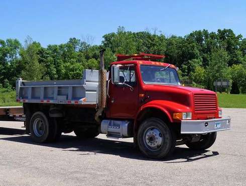 1990 International 4900 - 11ft Dump Truck - DT466 (235601) - cars &... for sale in Dassel, MN