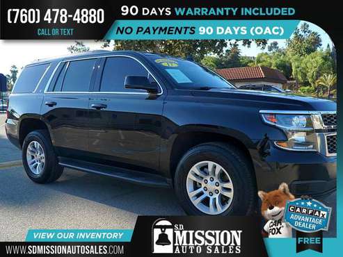 2017 Chevrolet Tahoe LT FOR ONLY $540/mo! - cars & trucks - by... for sale in Vista, CA