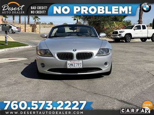 2005 BMW Z4 2.5i 2.5i 61,000 MILES CONVERTIBLE 1 OWNER Convertible... for sale in Palm Desert , CA