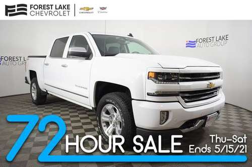 2018 Chevrolet Silverado 1500 4x4 4WD Chevy Truck LTZ Crew Cab for sale in Forest Lake, MN