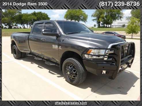 2014 DODGE Ram 3500 4WD Crew Cab Tradesman CUMMINS SUPER NICE with for sale in Northlake, TX