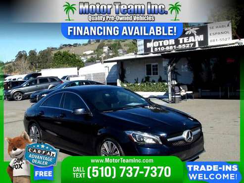 342/mo - 2018 Mercedes-Benz CLA CLA 250 Coupe PRICED TO SELL! for sale in Hayward, CA