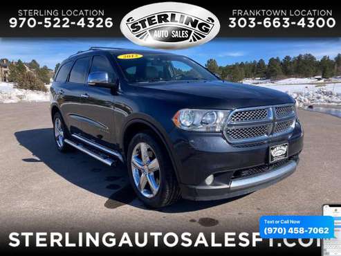 2012 Dodge Durango AWD 4dr Citadel - CALL/TEXT TODAY! - cars & for sale in Sterling, CO