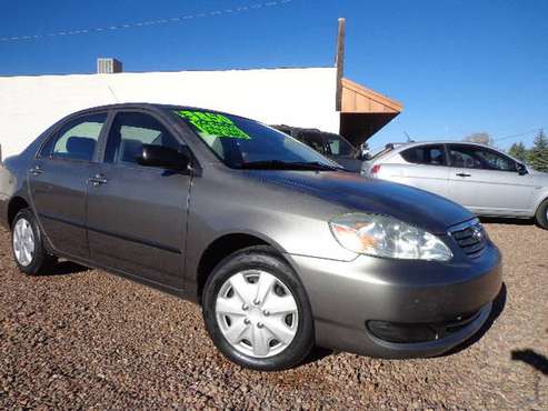 2005 TOYOTA COROLLA CE FWD GAS SAVER VERY RELIABLE FULL PRICE... for sale in Pinetop, AZ
