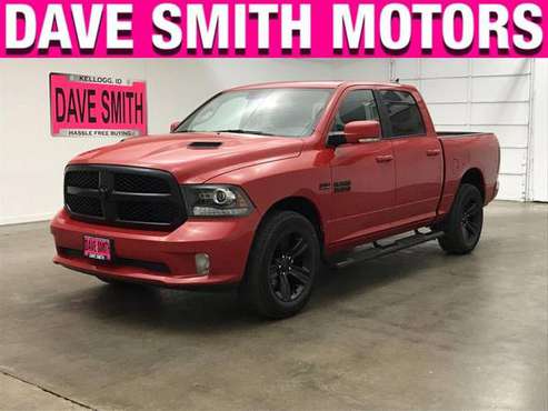 2017 Ram 1500 4x4 4WD Dodge Sport Crew Cab; Short Bed for sale in Kellogg, ID