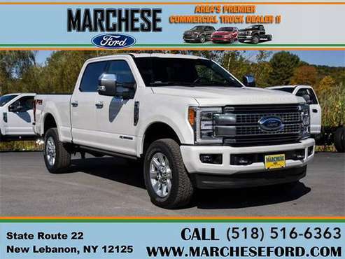 2019 Ford F-350 Super Duty Platinum 4x4 4dr Crew Cab 6.8 ft. for sale in New Lebanon, NY