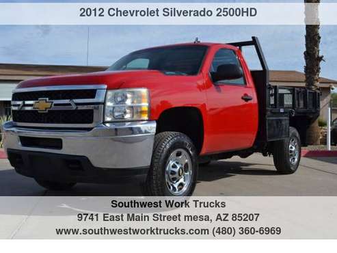 2012 Chevrolet Silverado 2500HD 2WD Reg Cab Flat Bed Work Truck for sale in Mesa, AZ