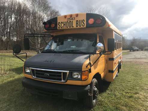 2006 Ford E-350 Econoline Mini School Bus, partially converted... for sale in Drewsville, NH