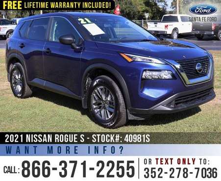 2021 NISSAN ROGUE S Touchscreen, Push to Start, Backup Camera for sale in Alachua, FL