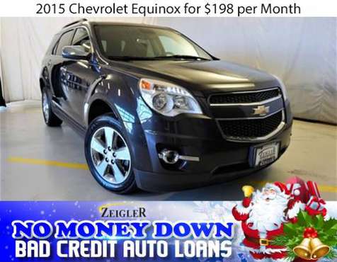 $198/mo 2015 Chevrolet Equinox Bad Credit & No Money Down OK - cars... for sale in Elk Grove Village, IL