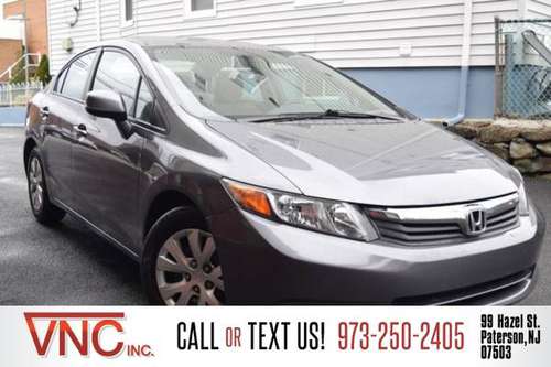 *2012* *Honda* *Civic* *LX 4dr Sedan 5A* - cars & trucks - by dealer... for sale in Paterson, PA