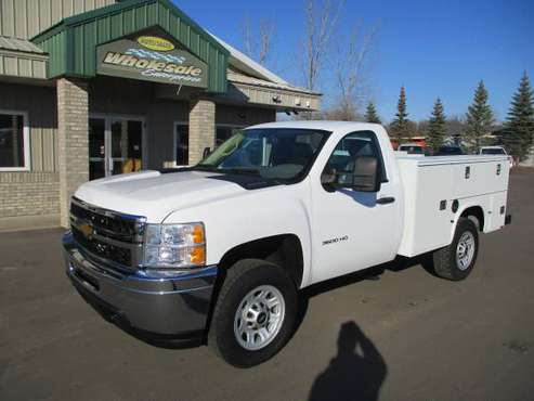 2012 chevrolet 3500 regular cab utility 4x4 only 67k miles clean 4wd... for sale in Forest Lake, WI