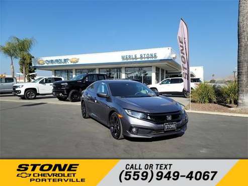 *2019* *Honda* *Civic* *Sport* - cars & trucks - by dealer - vehicle... for sale in Porterville, CA