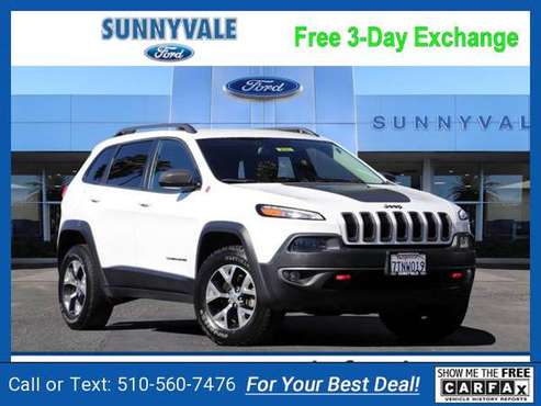 2015 Jeep Cherokee Trailhawk Monthly payment of for sale in Sunnyvale, CA