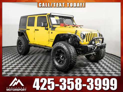 *4WD* Lifted 2015 *Jeep Wrangler* Unlimited Sport 4x4 - cars &... for sale in Lynnwood, WA