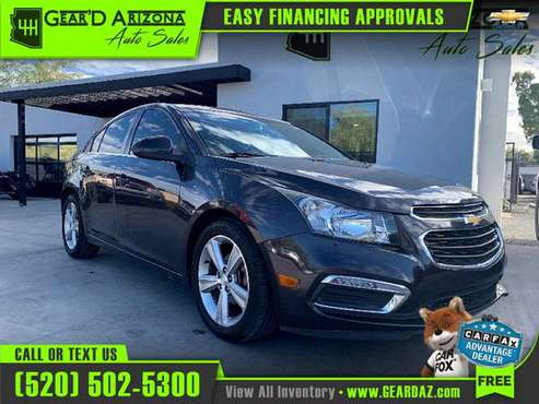 2015 Chevrolet CRUZE for $7,149 or $110 per month! - cars & trucks -... for sale in Tucson, AZ