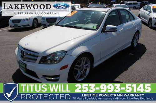✅✅ 2013 Mercedes-Benz C-Class 4dr Car for sale in Lakewood, WA