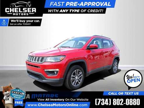 2017 Jeep *New* *Compass* *Latitude* *4WD!* *4 WD!* *4-WD!* for ONLY... for sale in Chelsea, MI