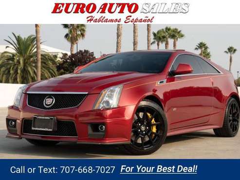 2013 Caddy Cadillac CTSV Base 2dr Coupe coupe Burgundy - cars &... for sale in Santa Clara, CA
