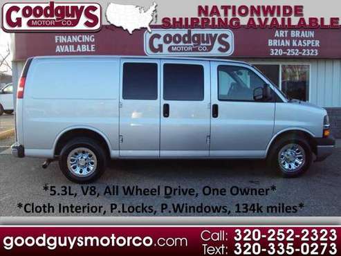 2012 Chevrolet Express Cargo Van AWD 1500 135 - cars & trucks - by... for sale in waite park, ND