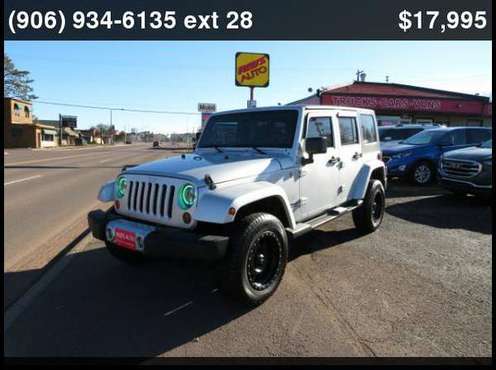 2008 Jeep Wrangler Unlimited Sahara - cars & trucks - by dealer -... for sale in Ironwood, WI
