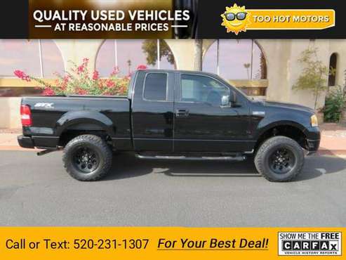 2005 Ford F150 pickup Black - cars & trucks - by dealer - vehicle... for sale in Tucson, AZ