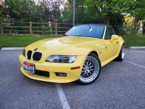 2000 BMW Z3 5 speed rare dakar yellow with only 58k miles! - cars & for sale in Boise, ID