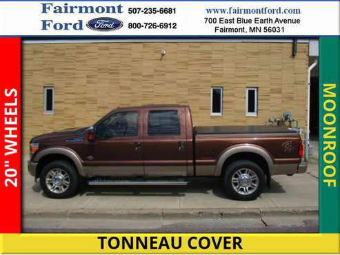 2011 Ford Super Duty F-250 SRW King Ranch Crew Cab-19T161 for sale in FAIRMONT, MN