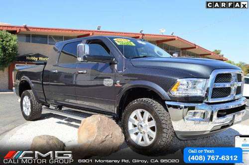 2015 Ram 3500 Longhorn Mega Cab *DIESEL *4X4 - We Have The Right Loan for sale in Gilroy, CA