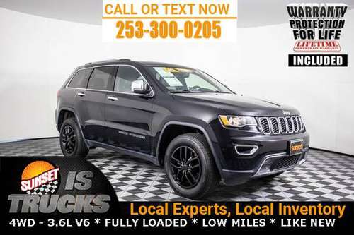 2019 Jeep Grand Cherokee 4x4 4WD Limited SUV WARRANTY FOR LIFE -... for sale in Sumner, WA