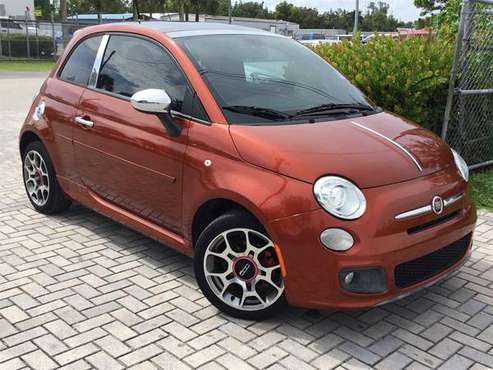 2013 Fiat 500 Sport - Lowest Miles / Cleanest Cars In FL - cars &... for sale in Fort Myers, FL