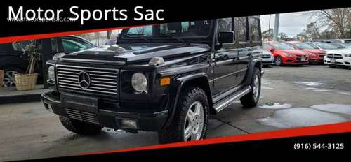 2002 Mercedes-Benz G-Class G 500 AWD 4MATIC 4dr SUV for sale in Sacramento , CA