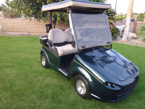 Golf Cart ASTON MARTIN 48 Volt 2 Seat Custom - cars & trucks - by... for sale in Palm Desert , CA
