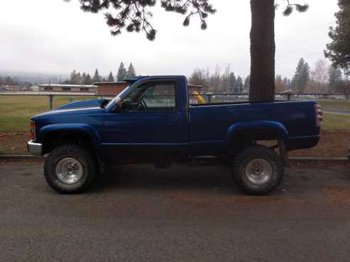 1989 short box Chevy 4x4 silverado - cars & trucks - by owner -... for sale in Spokane, WA