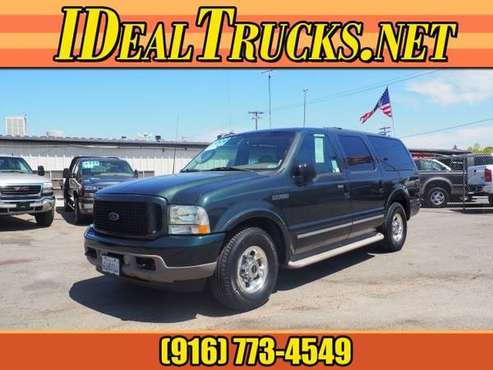 2003 Ford Excursion Diesel Limited 8 Passenger DVD Fully Loaded for sale in Roseville, CA