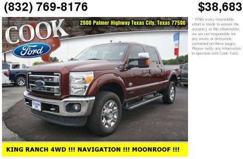 2015 Ford F-350SD King Ranch for sale in Texas City, TX