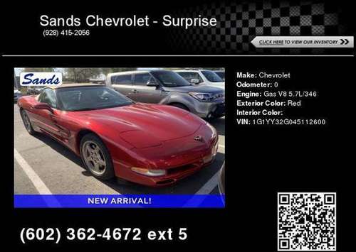 2004 Chevrolet Chevy Corvette *Save MORE!* - cars & trucks - by... for sale in Surprise, AZ